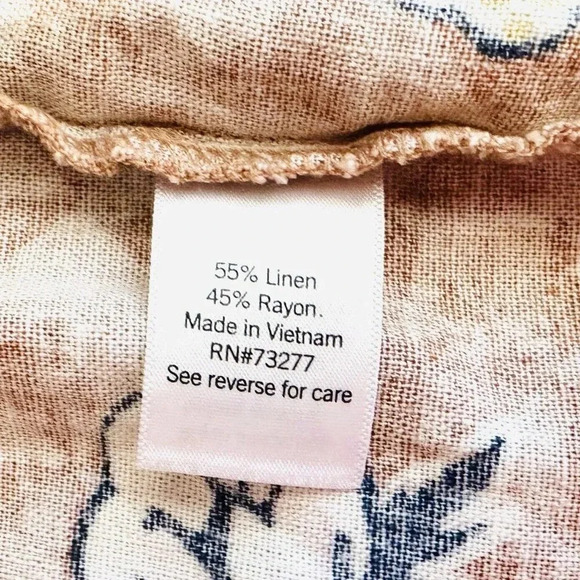 NWT SONOMA Women Sleeveless Pullover Brown Elastic Waist V-Neck Dress Size 4X - Picture 14 of 15